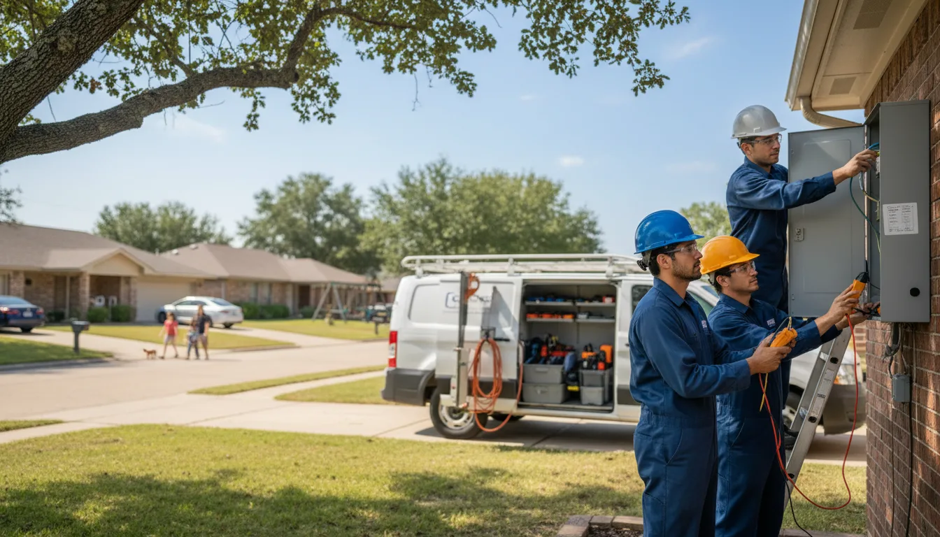 Certified electrician providing emergency electrical services in Rome, IL